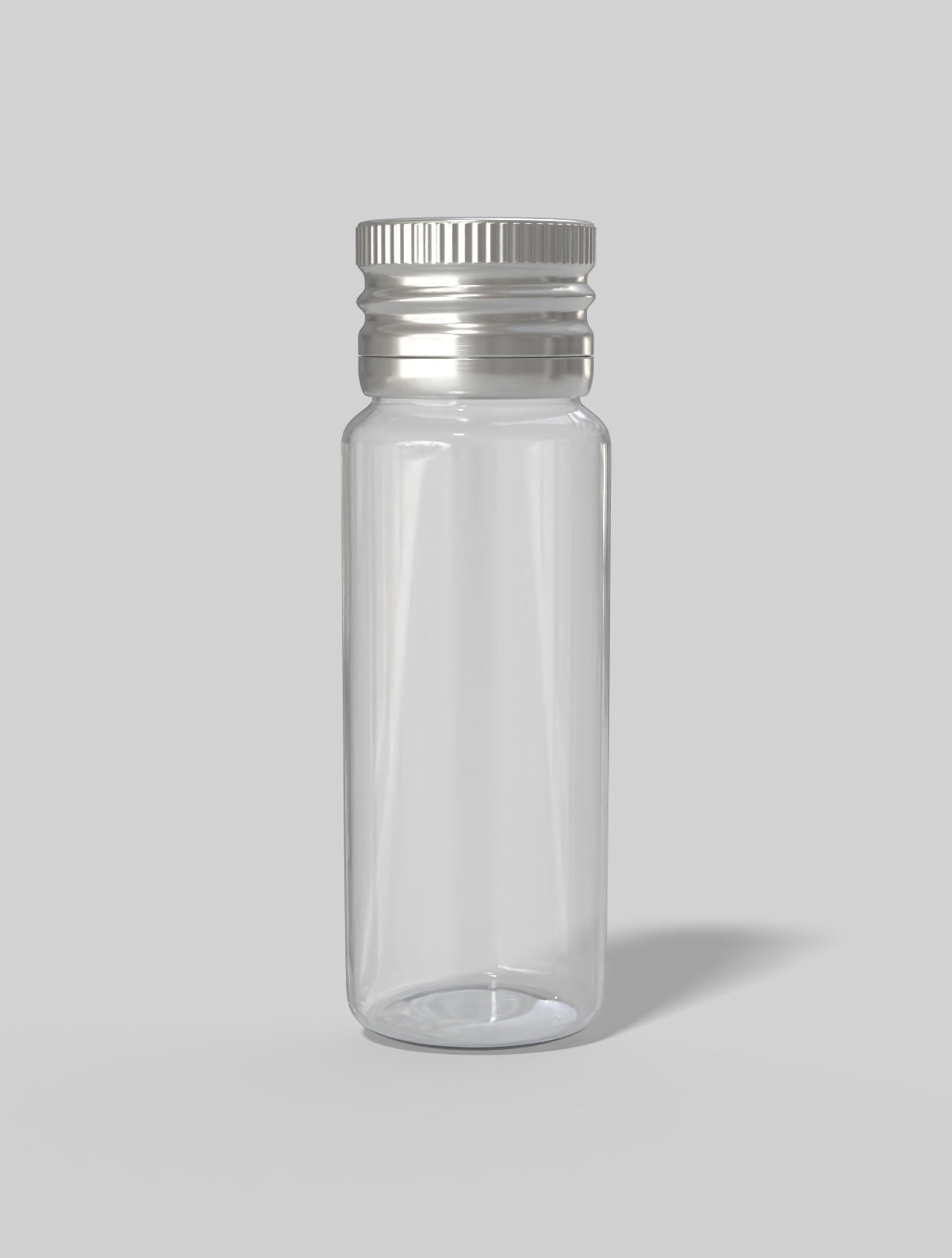 Sticluță 10 ml transparentă cu capac