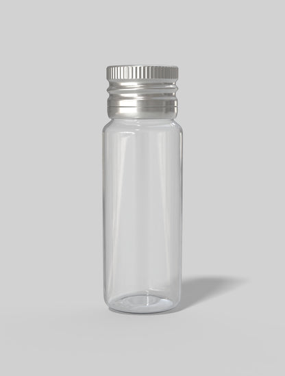 Sticluță 10 ml transparentă cu capac